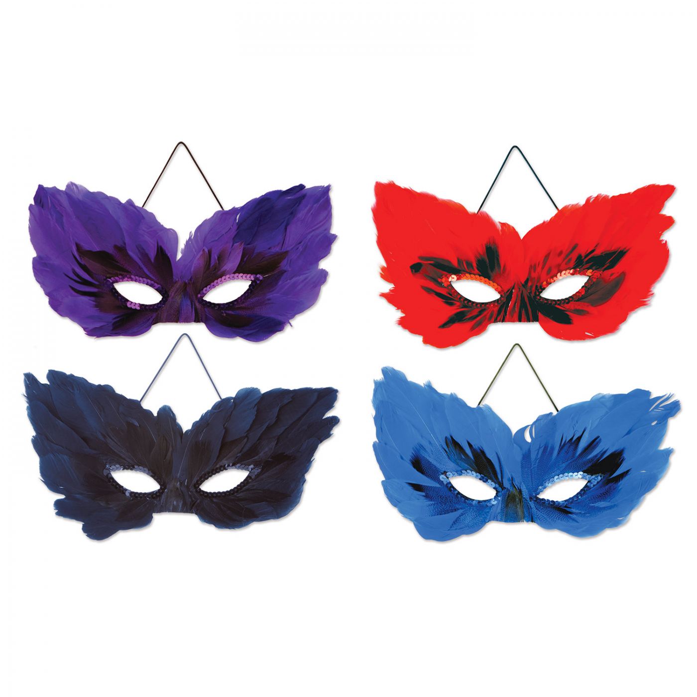 Feather Masks (12) image