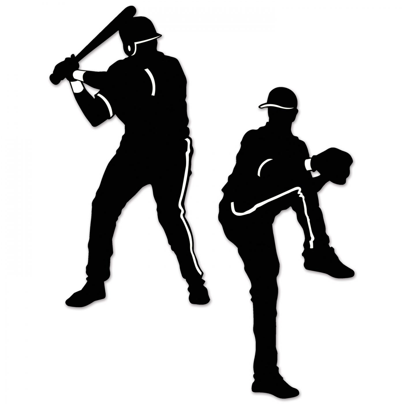 Baseball Silhouettes (12) image