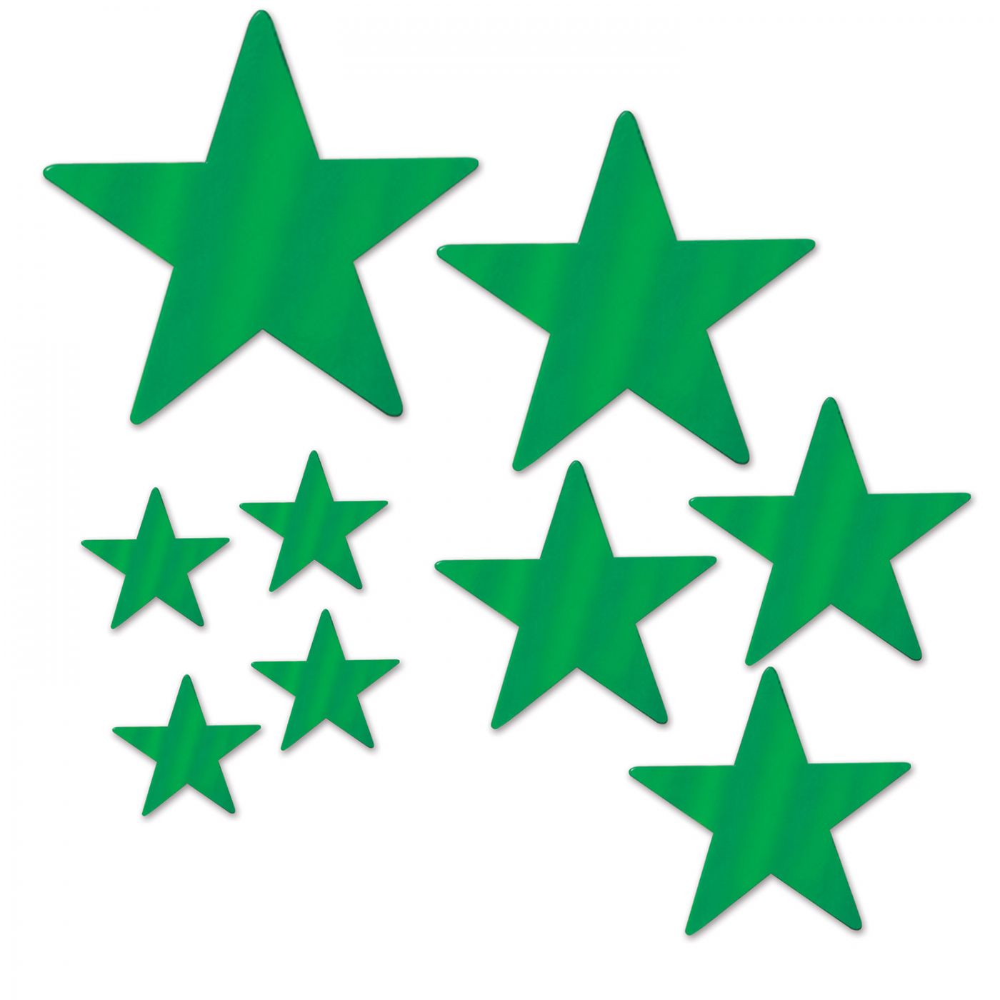 Pkgd Foil Star Cutouts (12) image