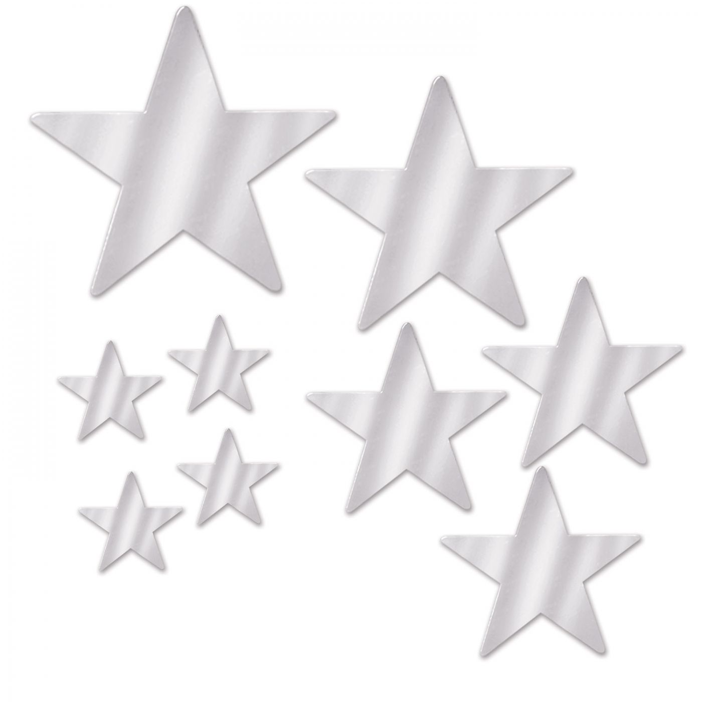 Pkgd Foil Star Cutouts (12) image