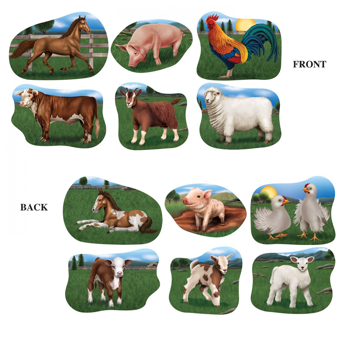 Farm Animal Cutouts image