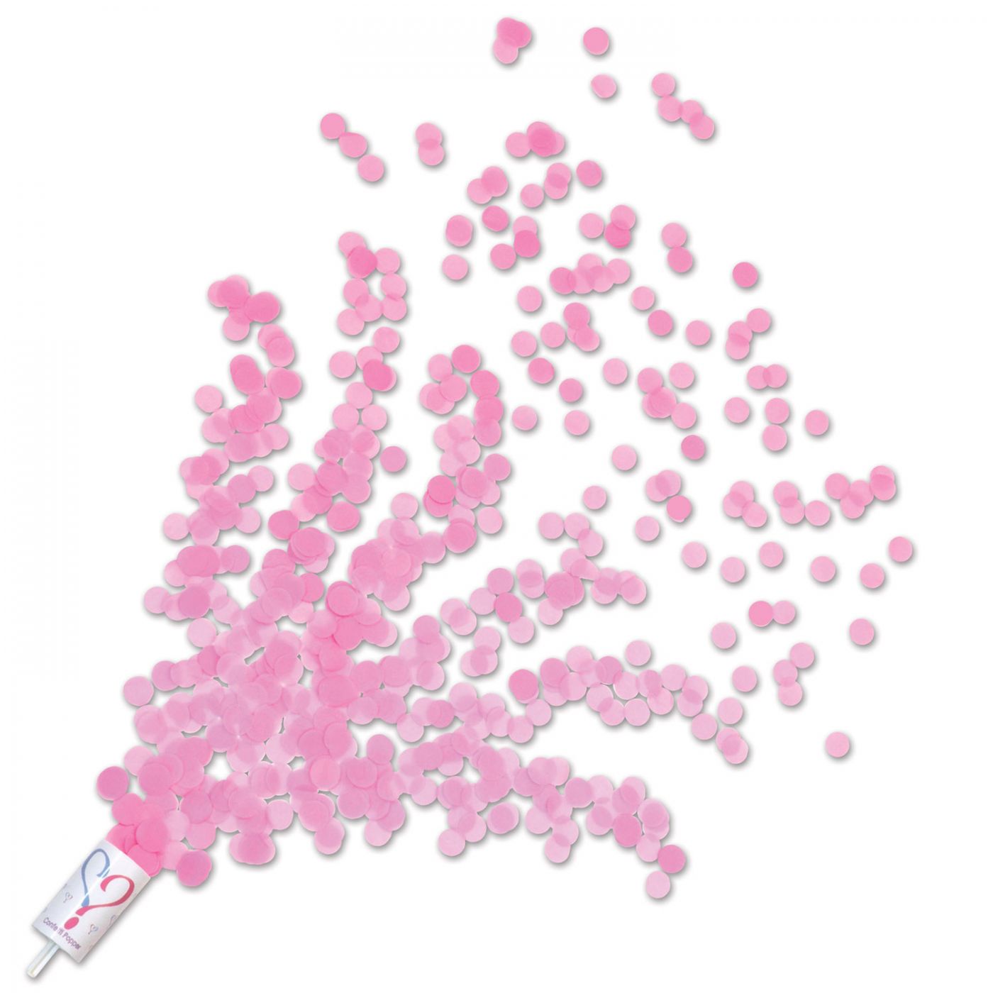 Gender Reveal Push Up Confetti Poppers (12) image