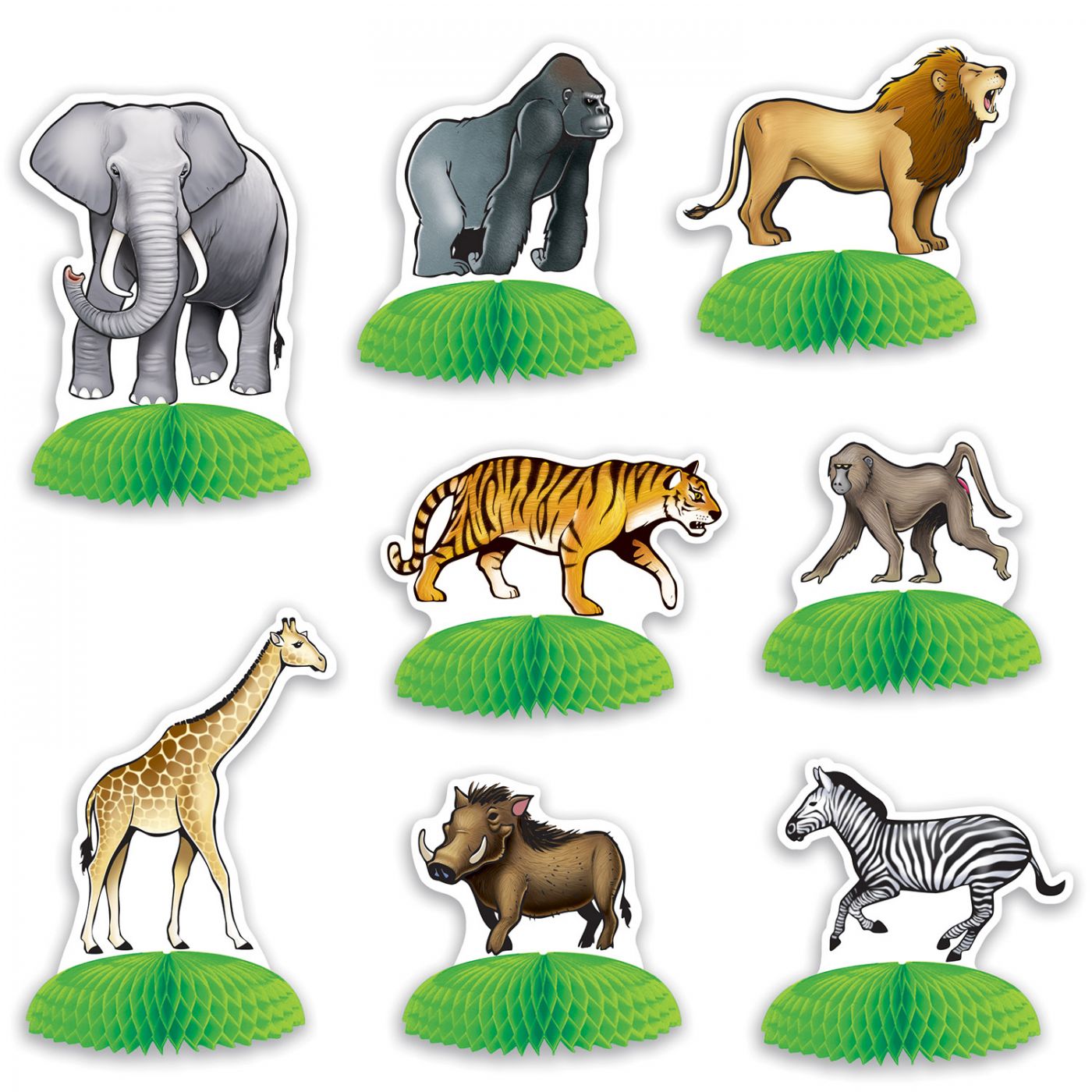 Jungle Safari Animal Mini Centerpieces image
