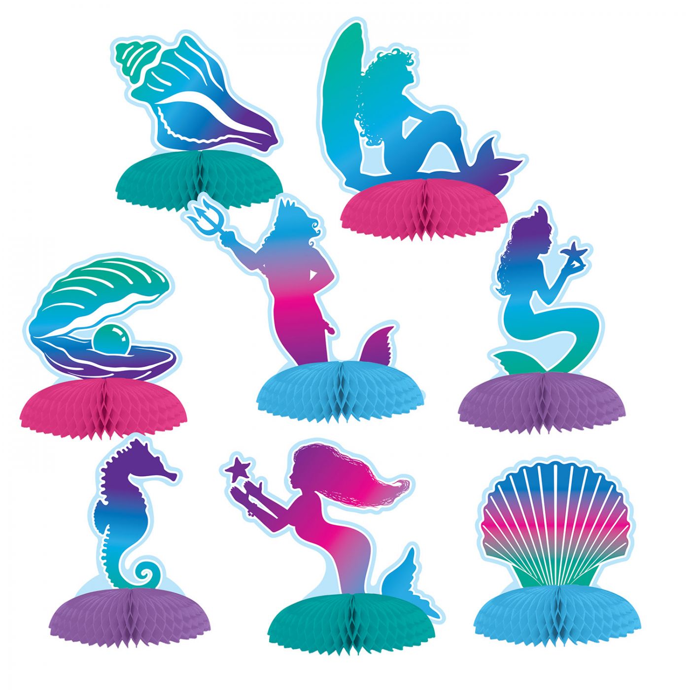 Mermaid Mini Centerpieces (12) image