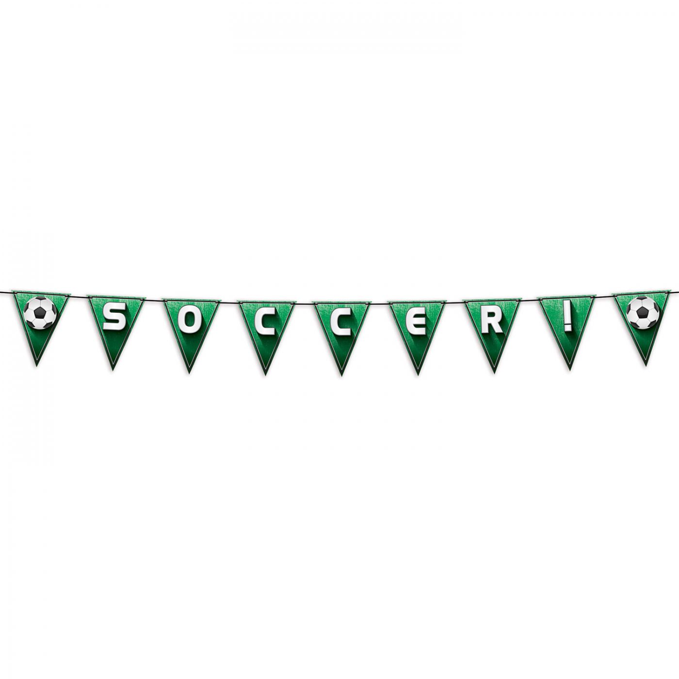 Soccer!/Football Pennant Streamer (12) image