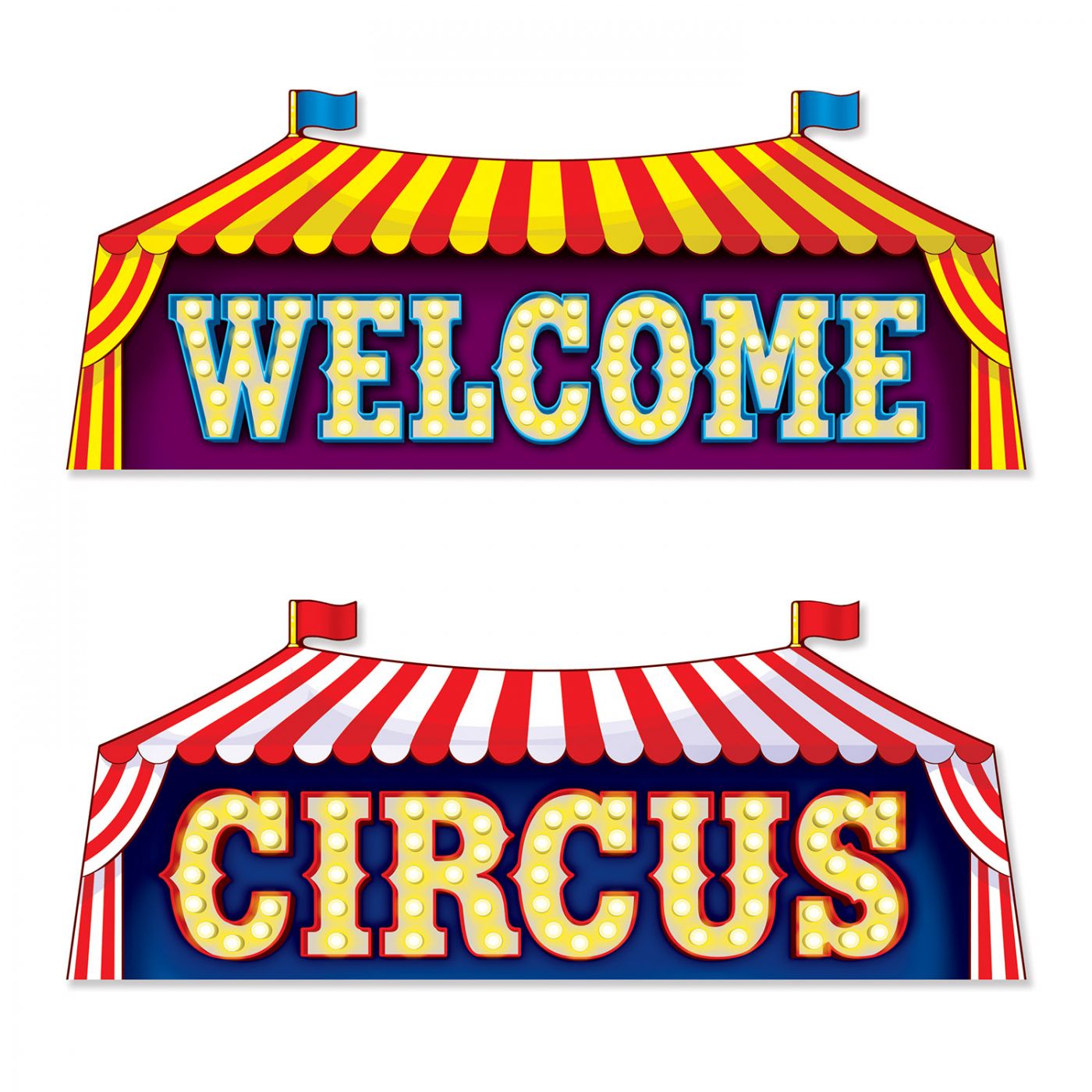 Circus Sign Cutouts image