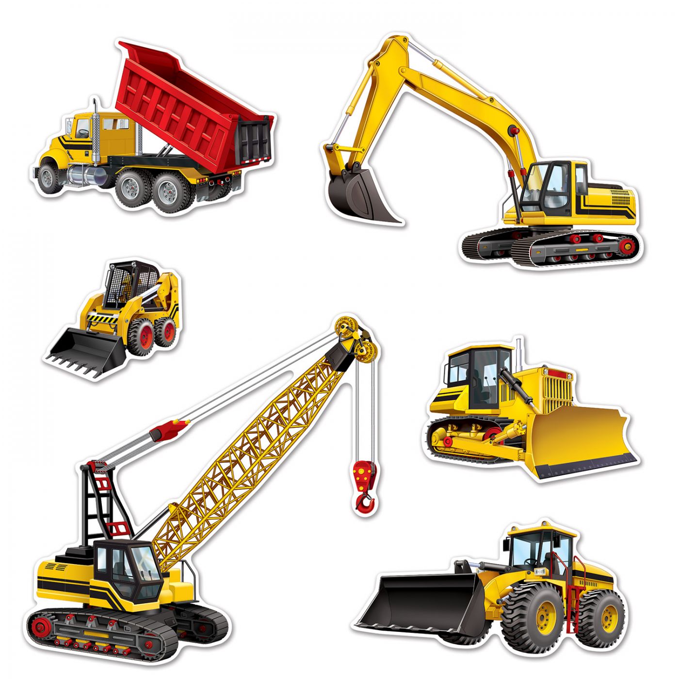 Construction Equipment Cutouts image