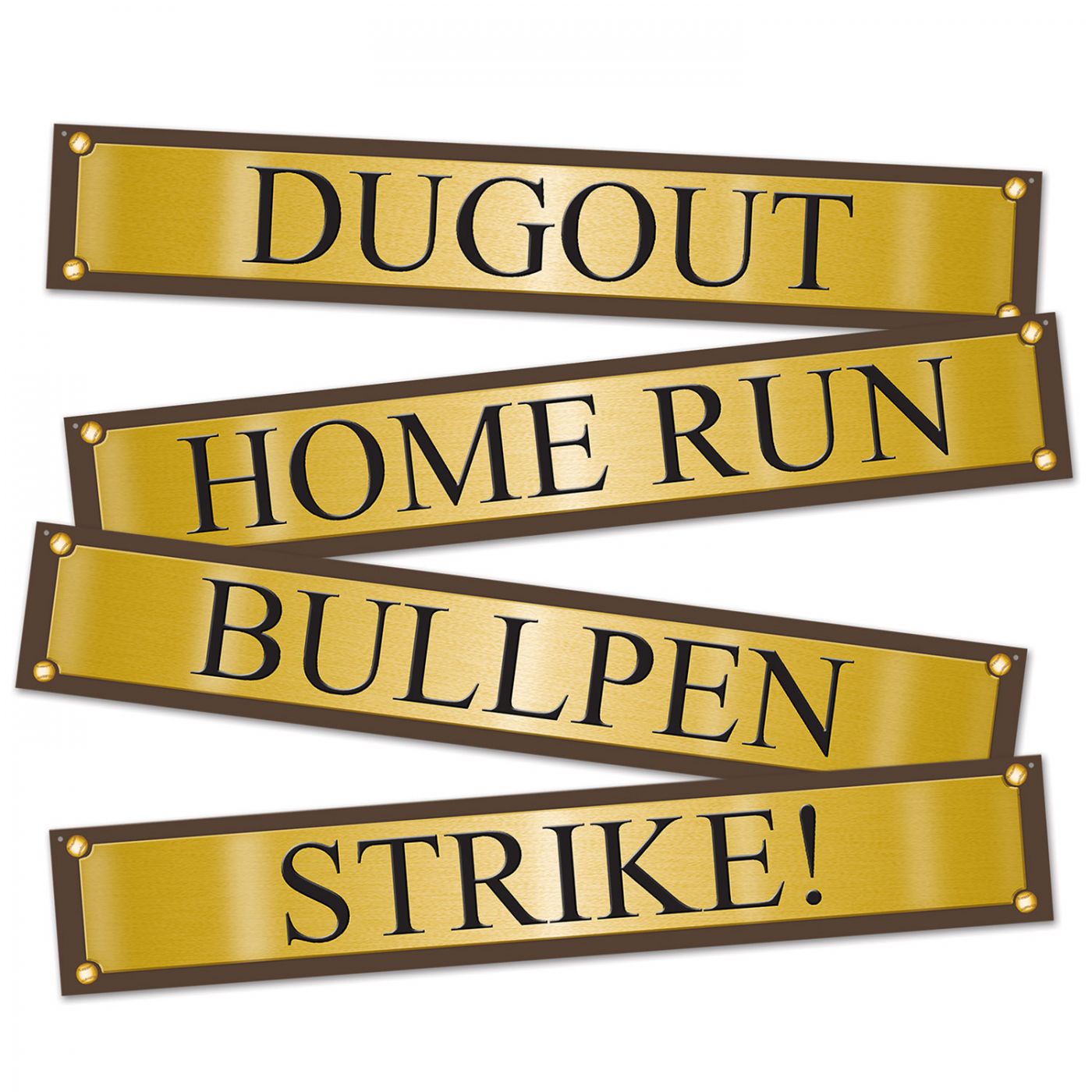 Baseball Street Sign Cutout (12) image