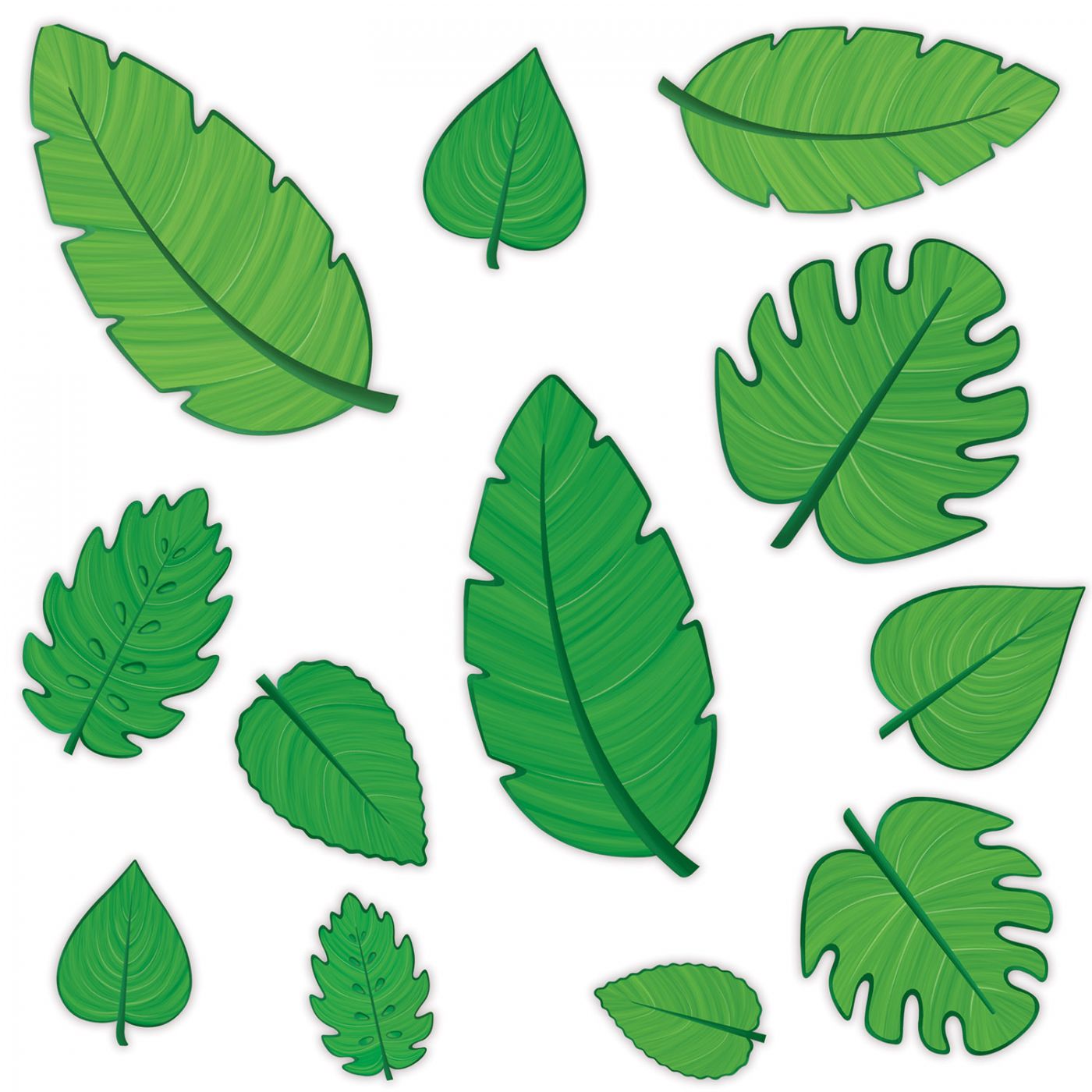 Tropical Leaf Cutouts (12) image