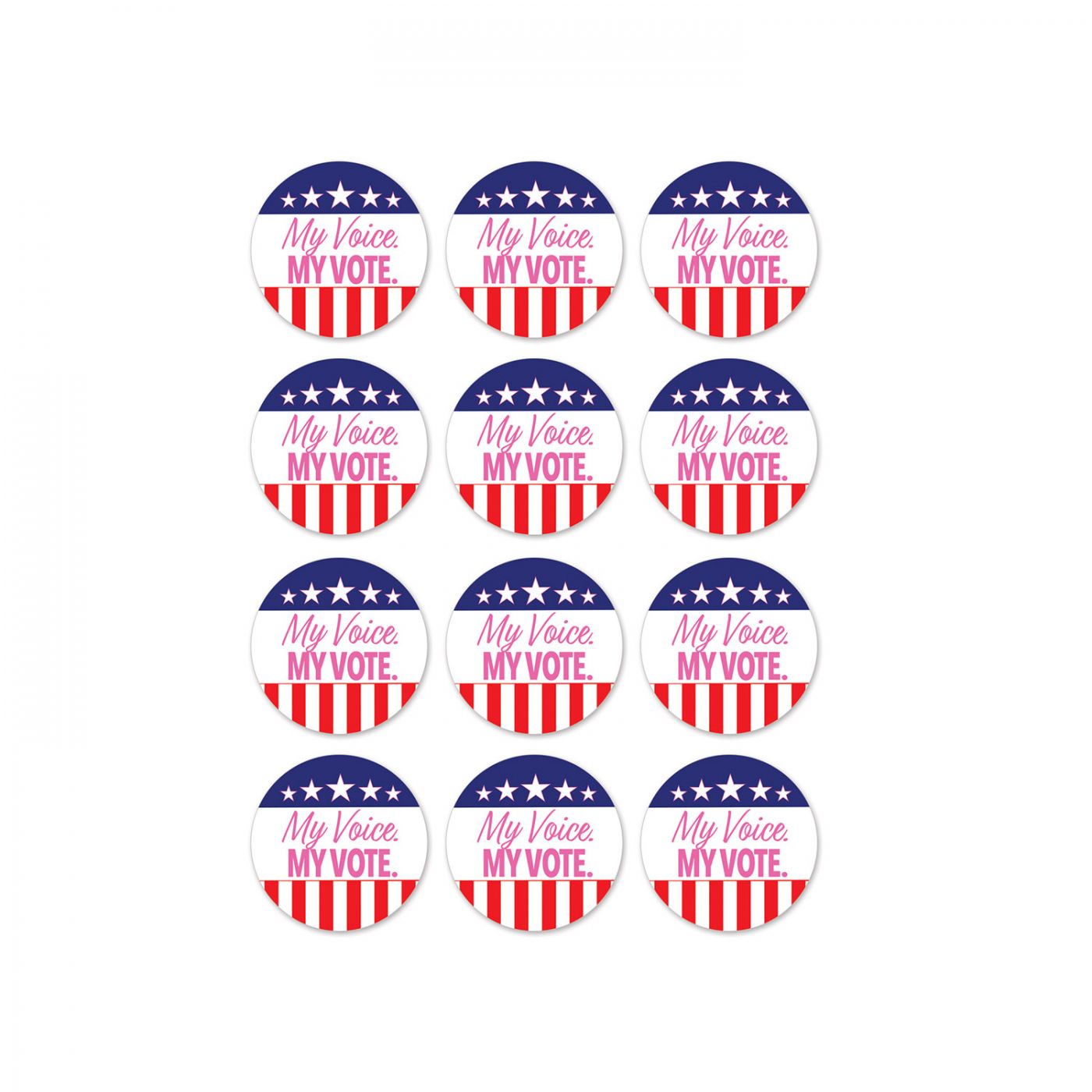 My Voice. My Vote. Stickers image