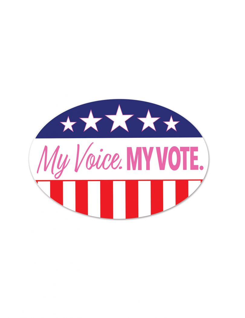 My Voice. My Vote. Peel 'N Place image