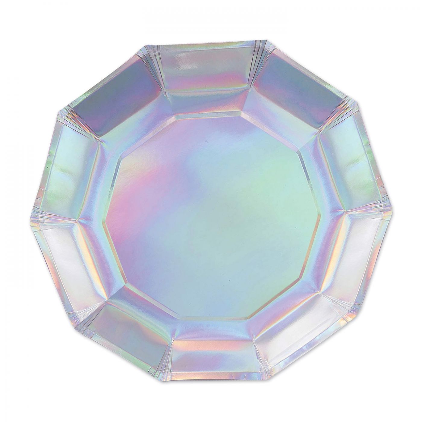 Iridescent Decagon Plates (12) image