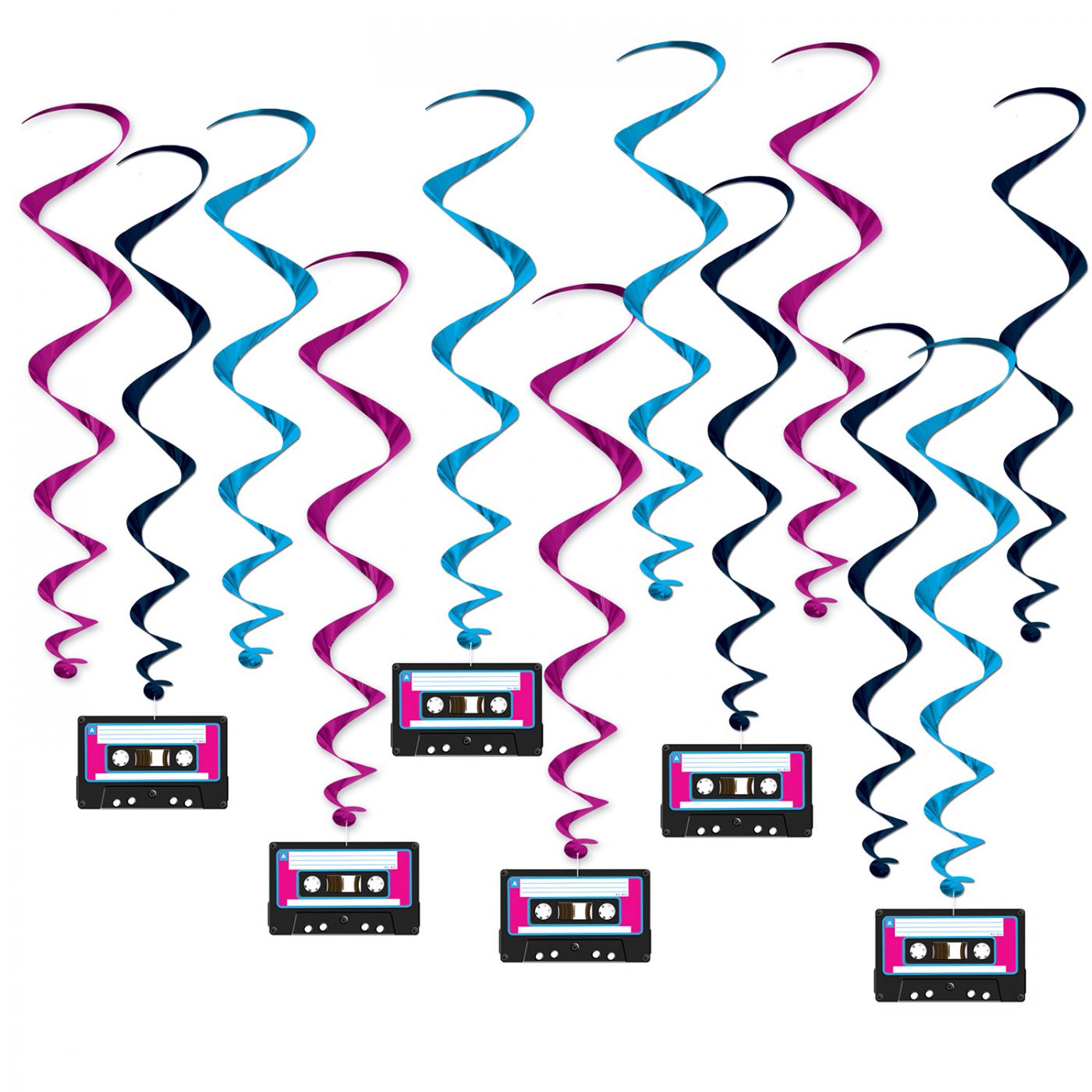 Cassette Tape Whirls (6) image