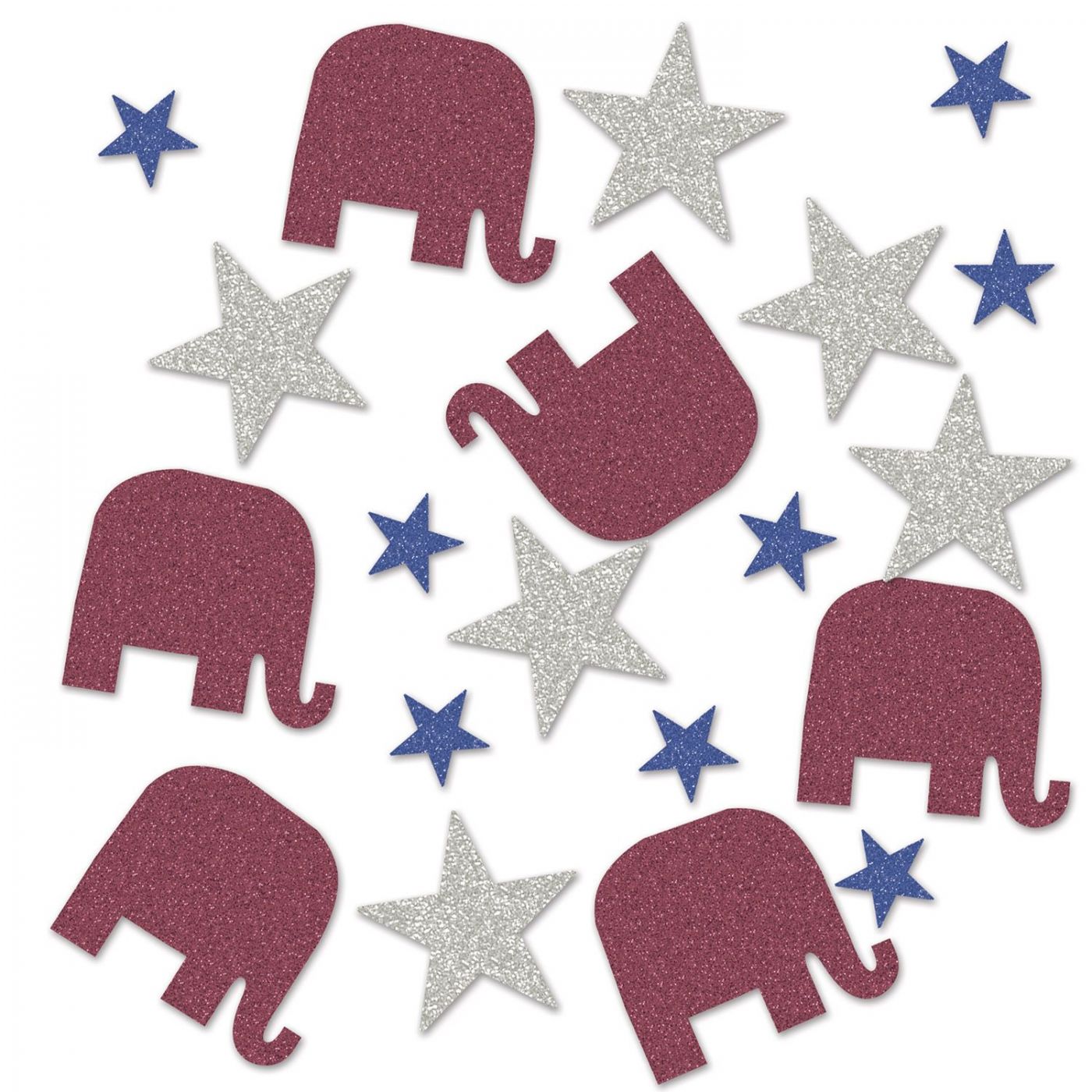 Republican Deluxe Sparkle Confetti (12) image