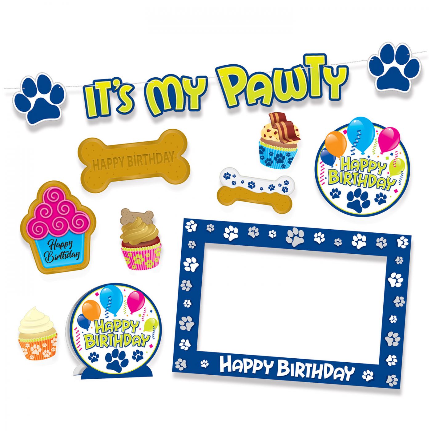 Dog Birthday Party Kit (12) image