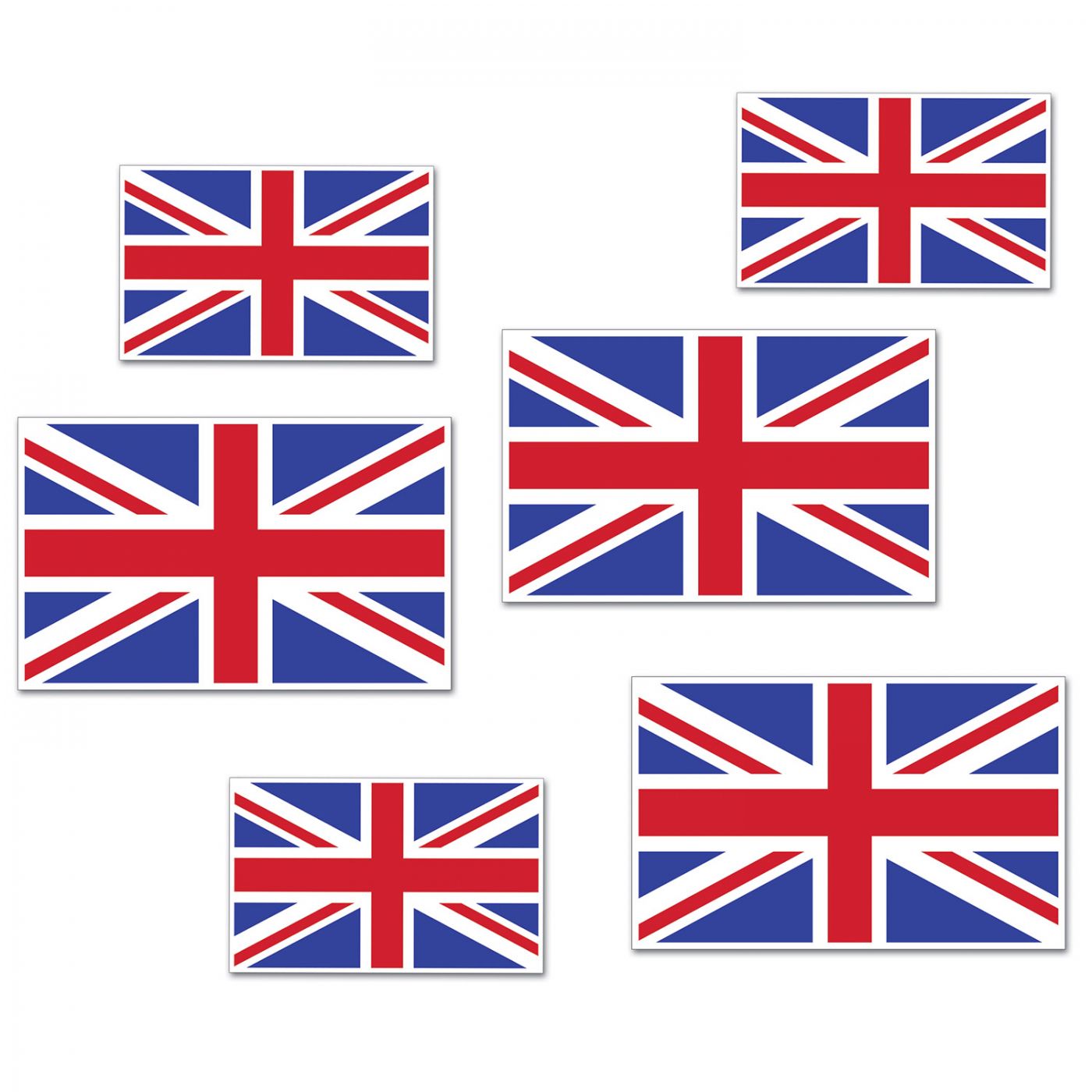 British Flag Cutouts (12) image