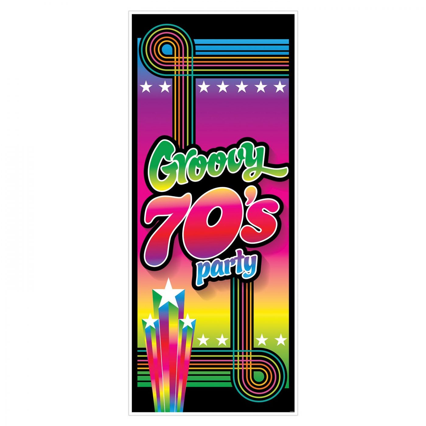 70's Groovy Party Door Cover (12) image
