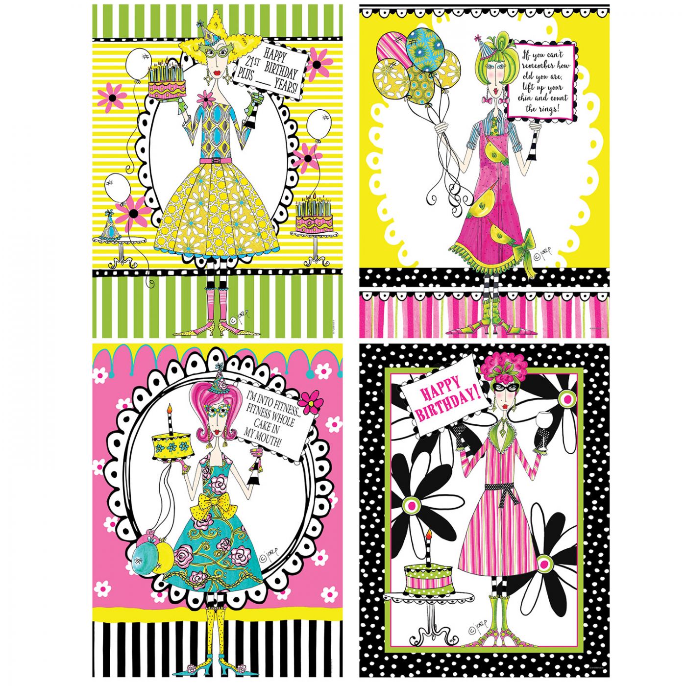 Dolly Mama's Adult Celebration Poster Cutouts (12) image