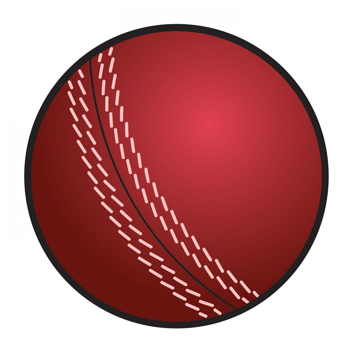 Cricket Ball Cutout (12) image