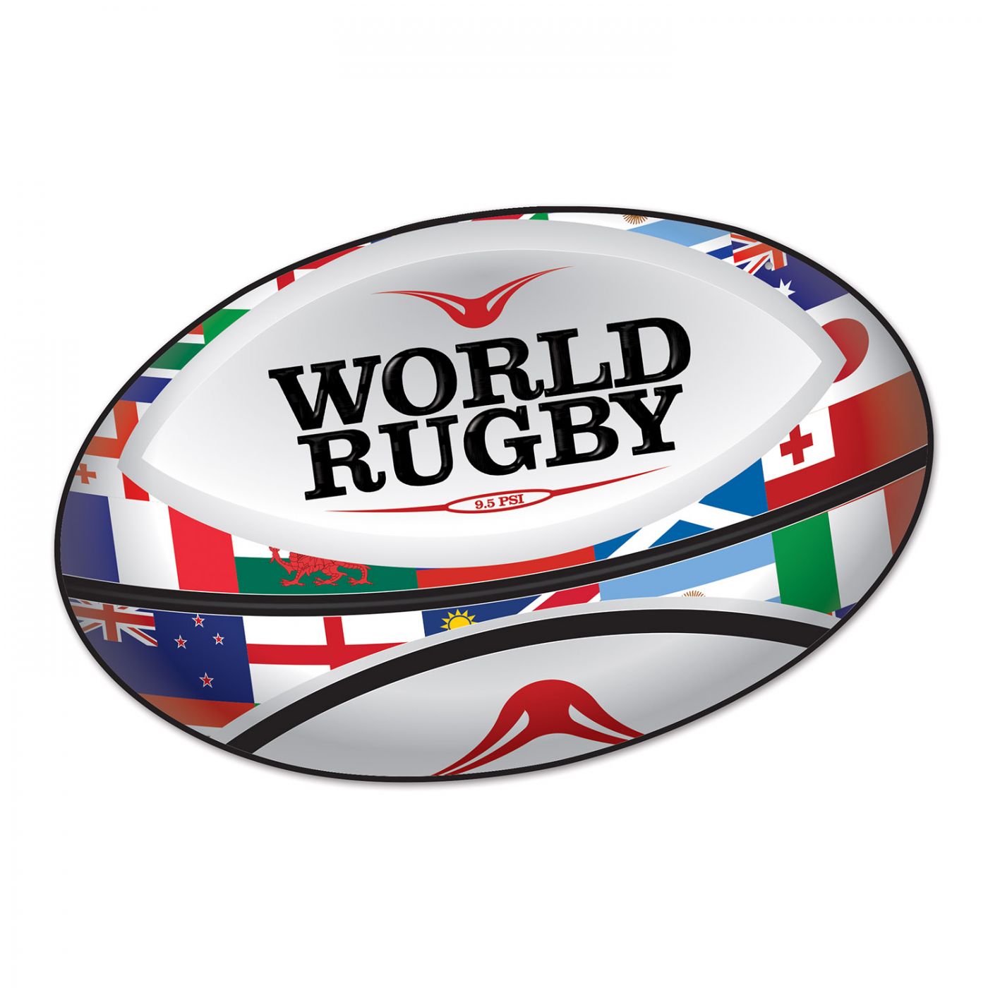 Rugby Ball Cutout (12) image