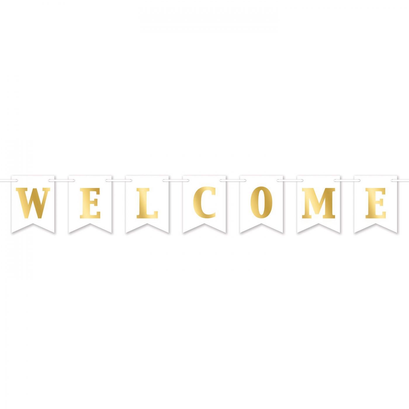 Foil Welcome Streamer (12) image