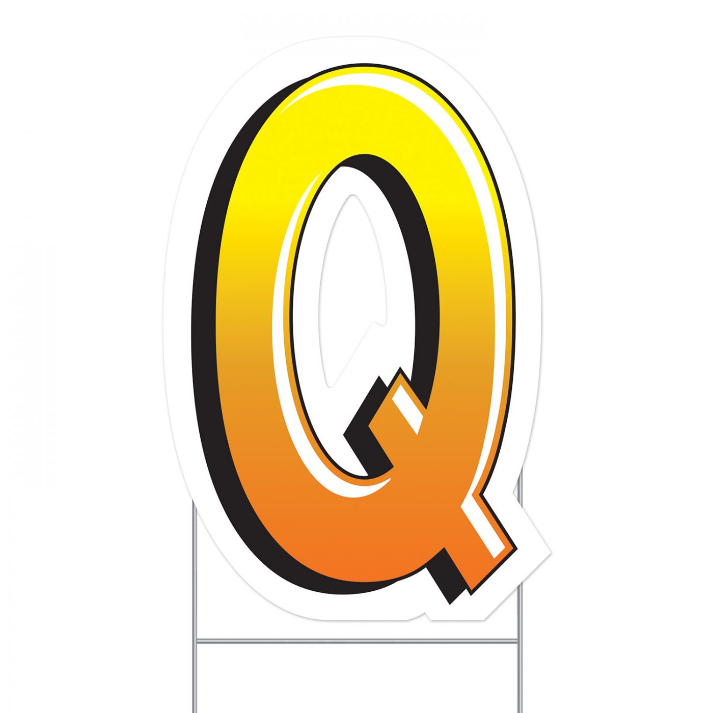 Plastic "Q" Yard Sign (3) image