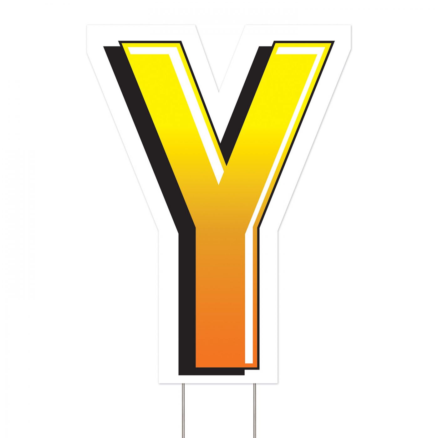 Plastic "Y" Yard Sign (3) image