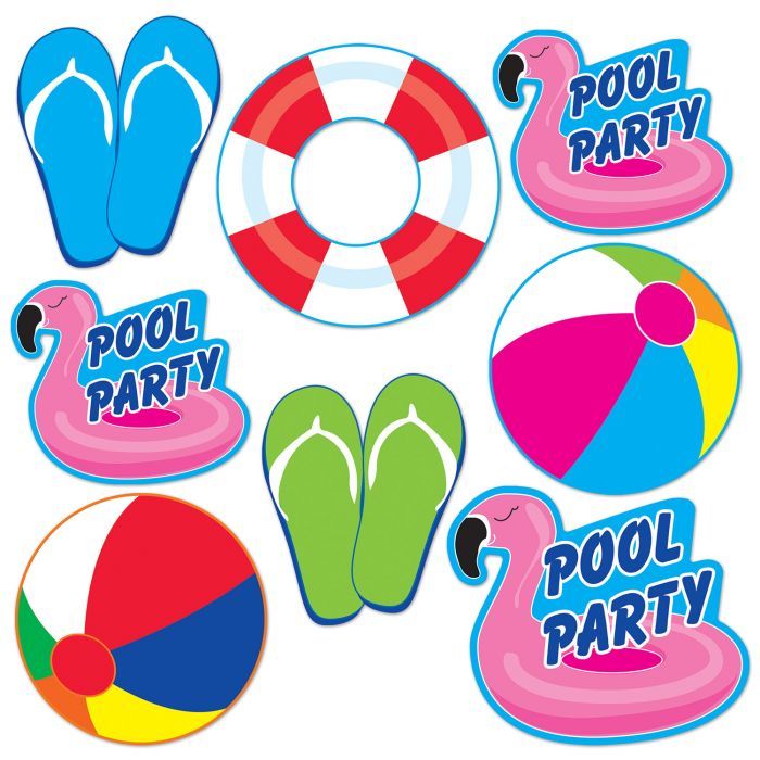 Pool Party Cutouts (12) image