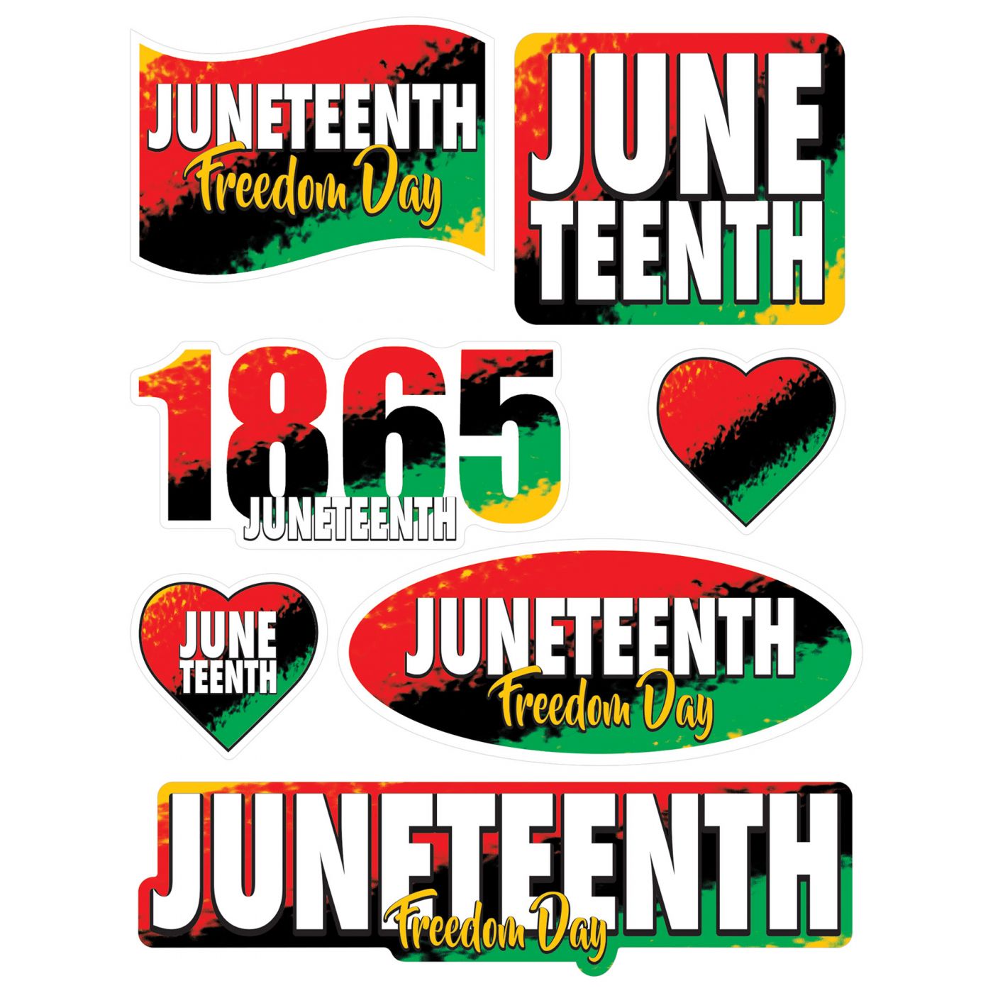 Juneteeth Peel 'N Place (12) image