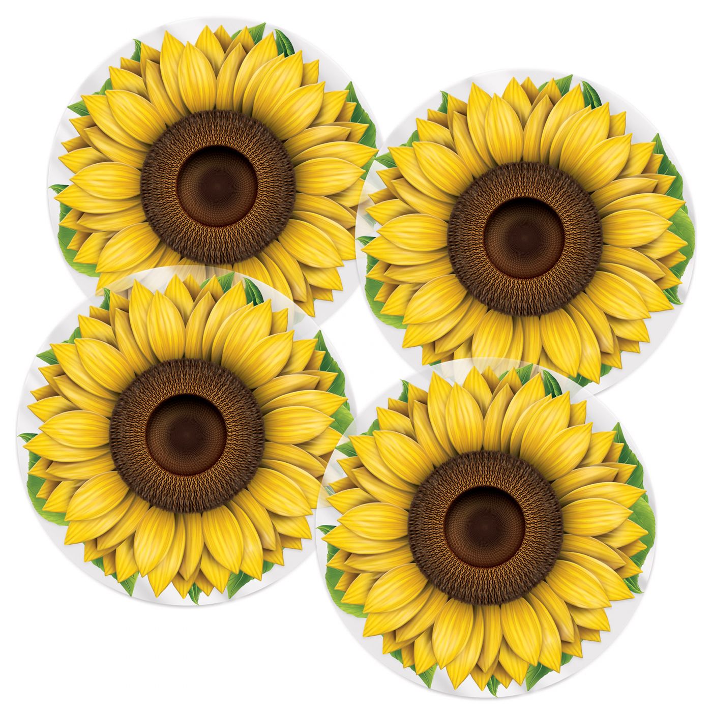 Plastic Sunflower Placemats (12) image