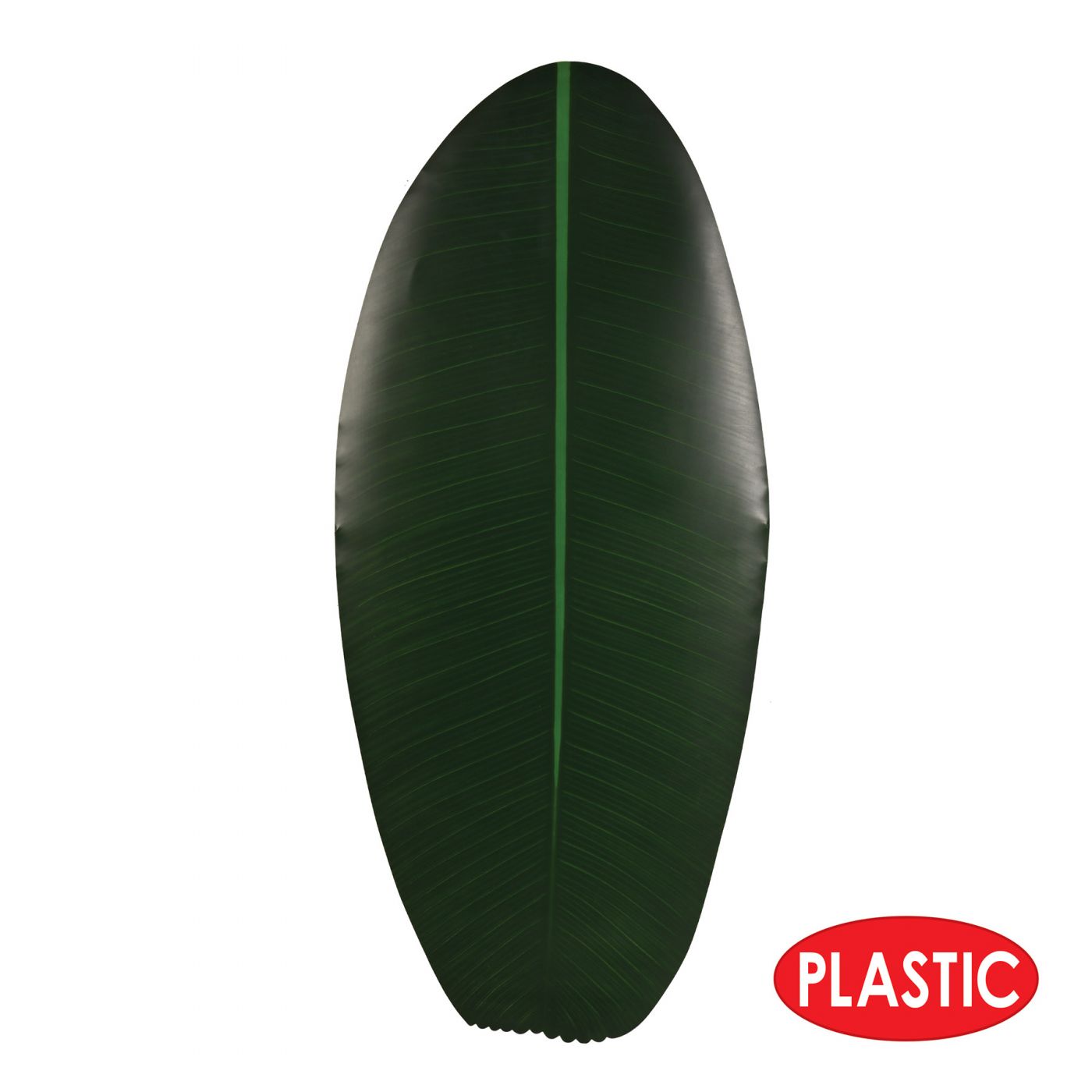 Plastic Tropical Leaf Table Runner (6) image