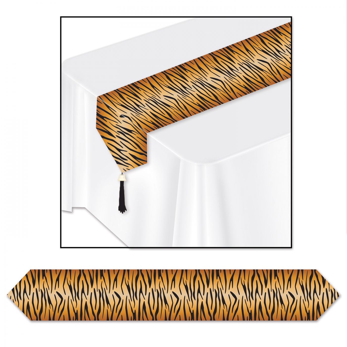 Printed Tiger Print Table Runner (12) image