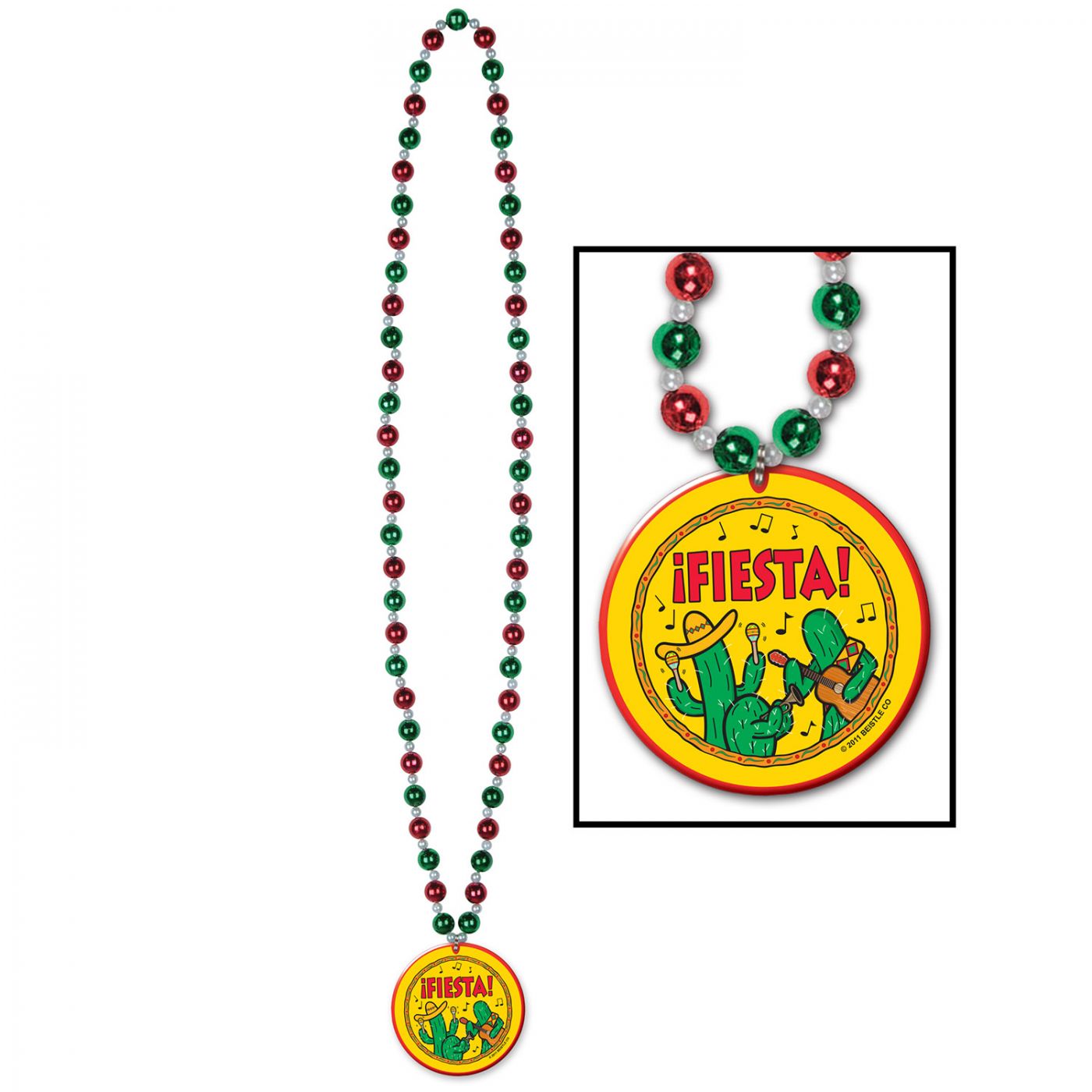 Image of Beads w/Fiesta! Medallion (12)