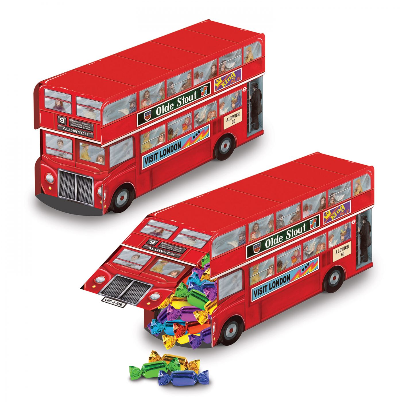 Double Decker Bus Centerpiece image
