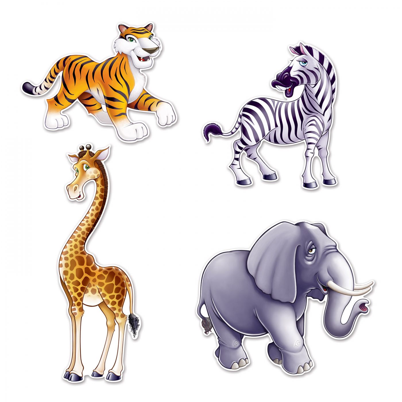 Jungle Animal Cutouts (12) image