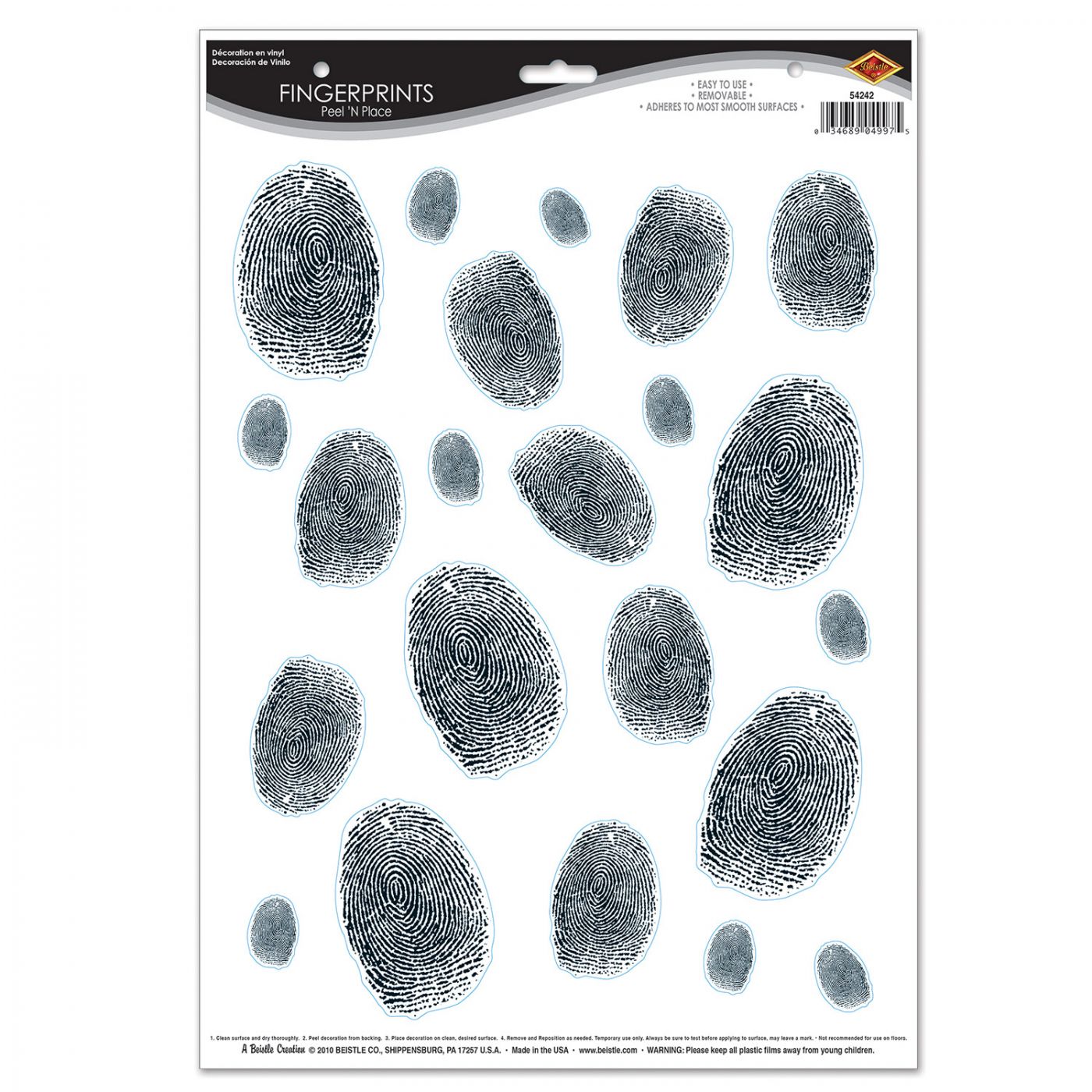Fingerprints Peel 'N Place image