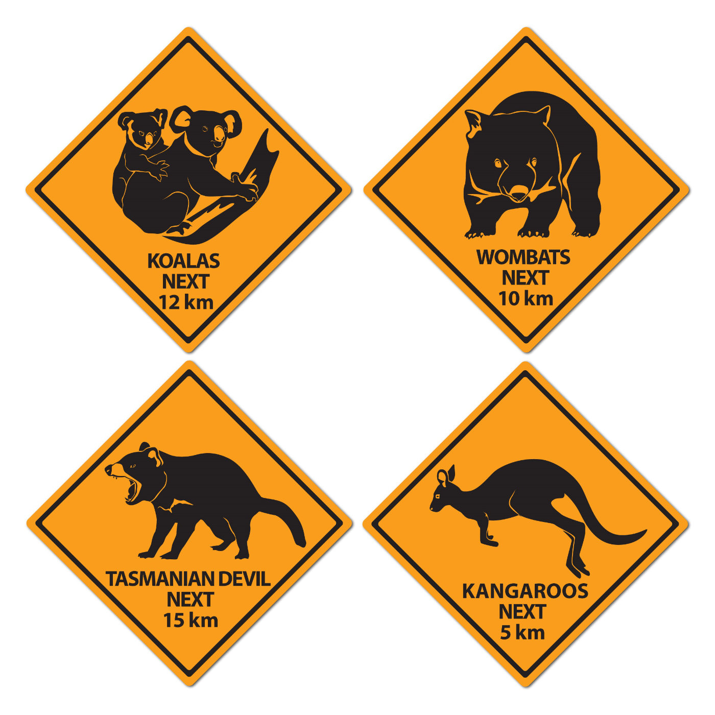 Outback Road Sign Cutouts image