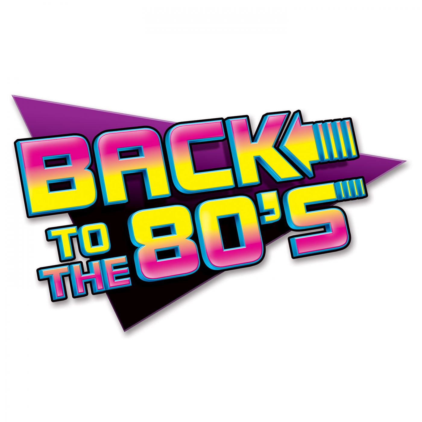 Back To The 80's Sign (12) image