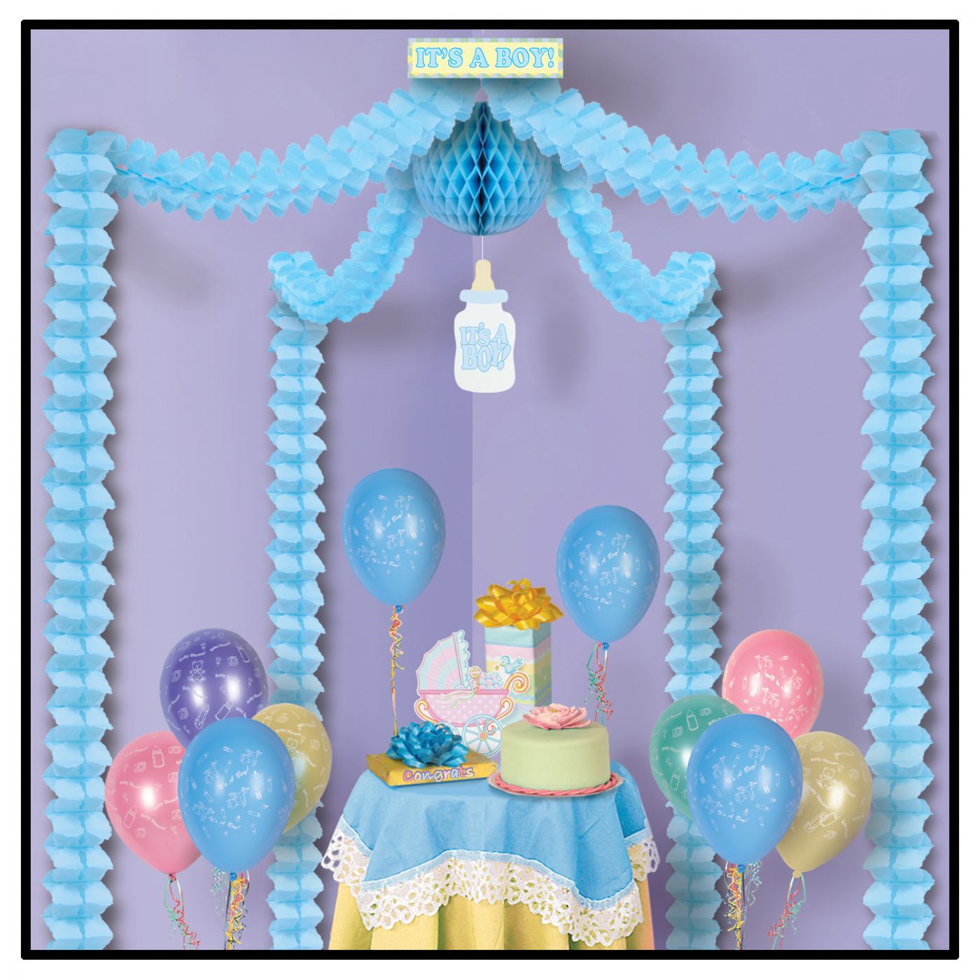 It's A Boy! Party Canopy (6) image