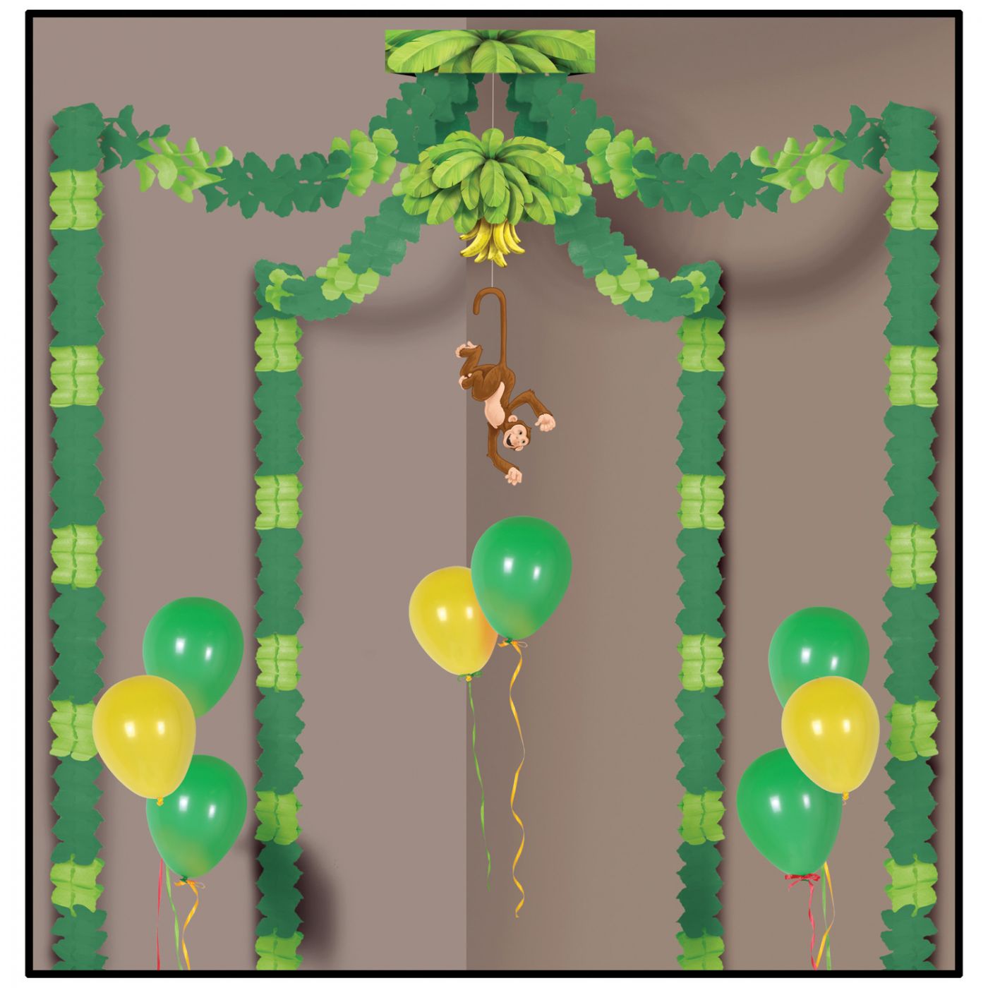 Jungle Monkey Party Canopy (6) image