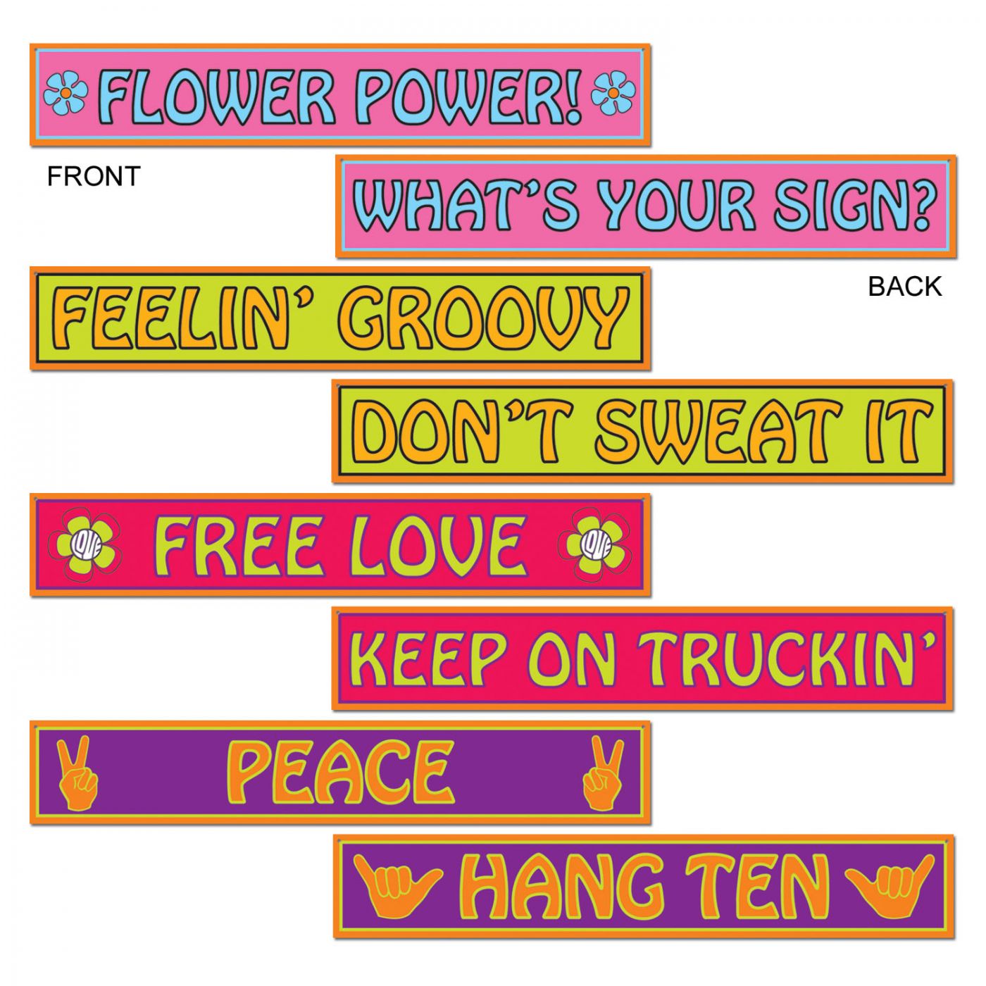 60's Street Sign Cutouts (12) image