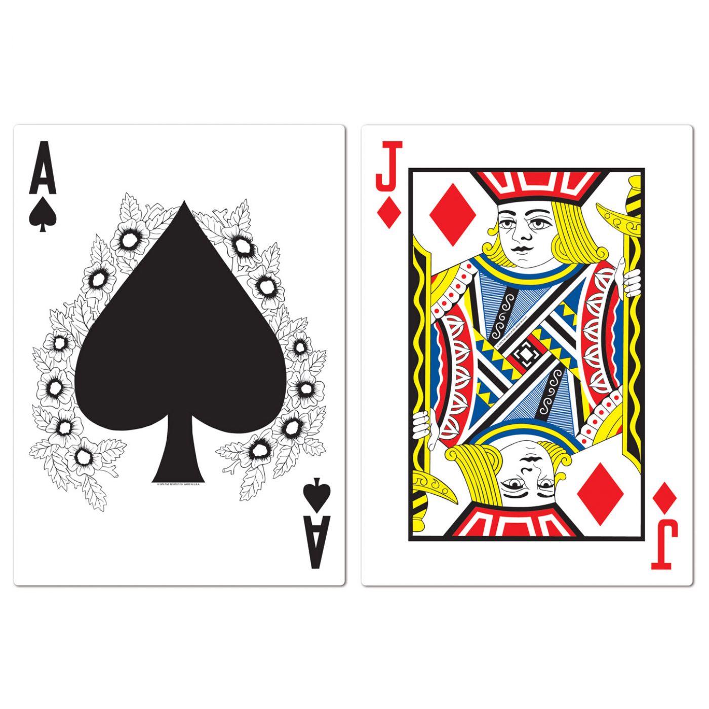 Jumbo Blackjack Cutouts (12) image