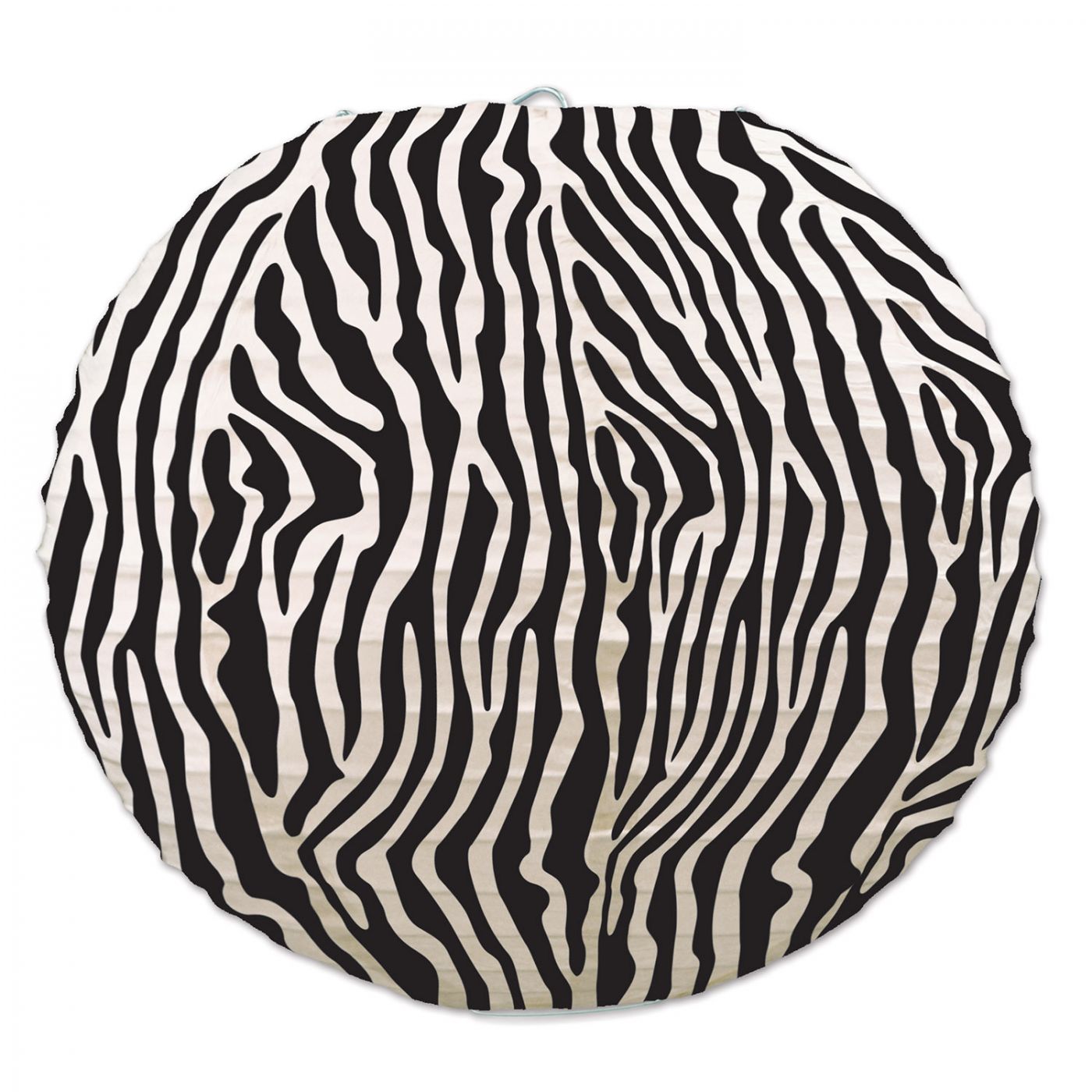 Zebra Print Paper Lanterns (6) image