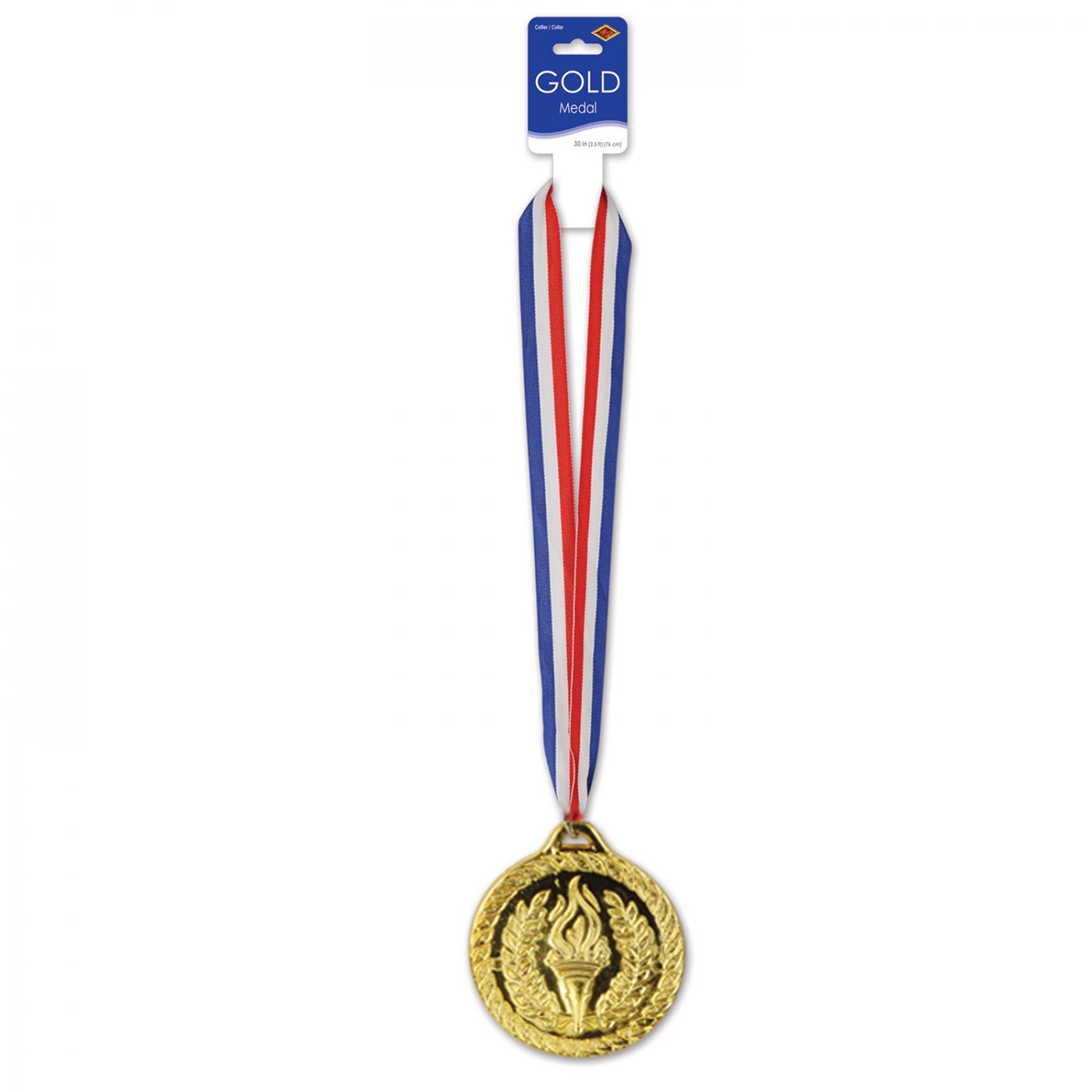 Gold Medal w/Ribbon image