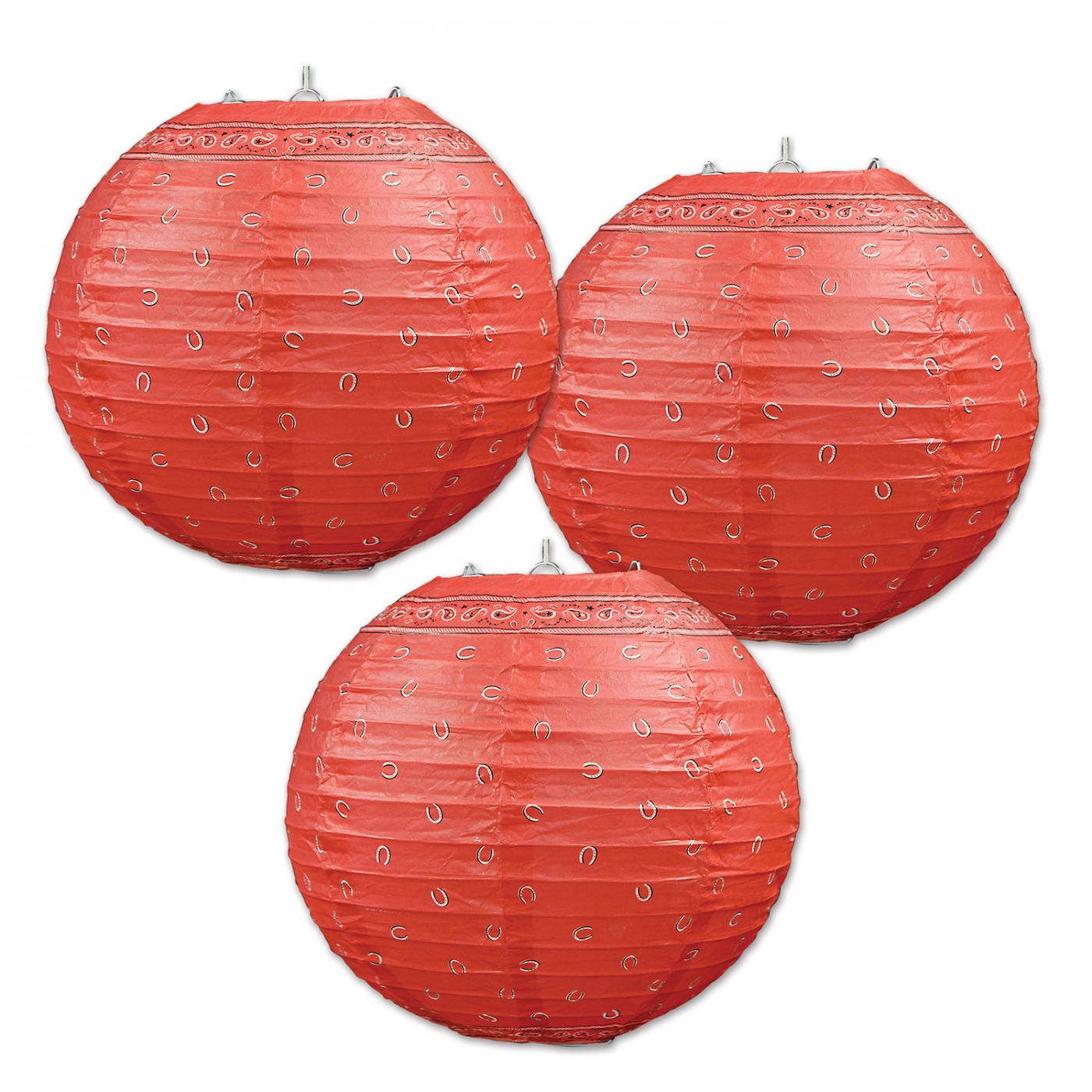 Bandana Paper Lanterns (6) image