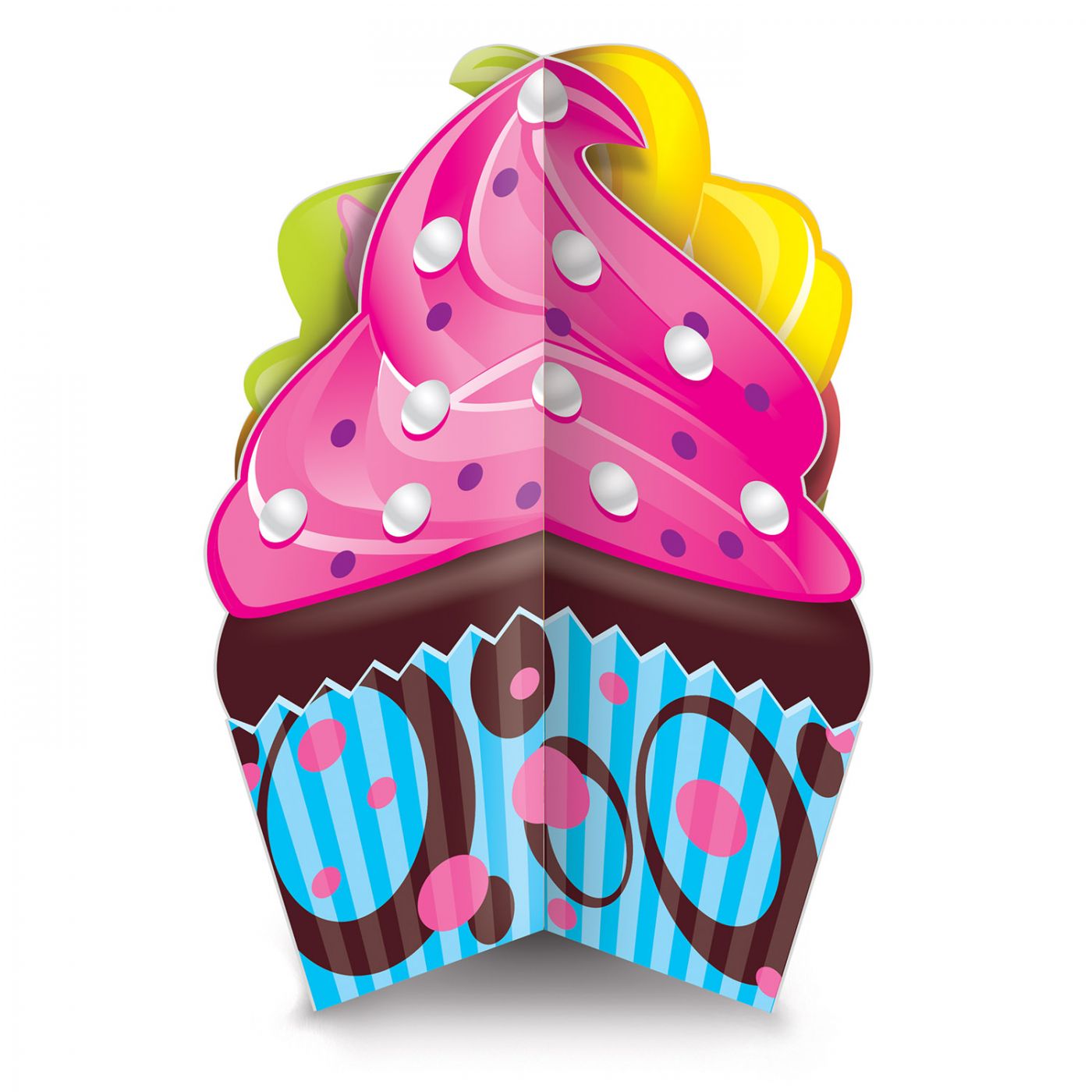 Image of 3-D Cupcake Centerpiece (12)