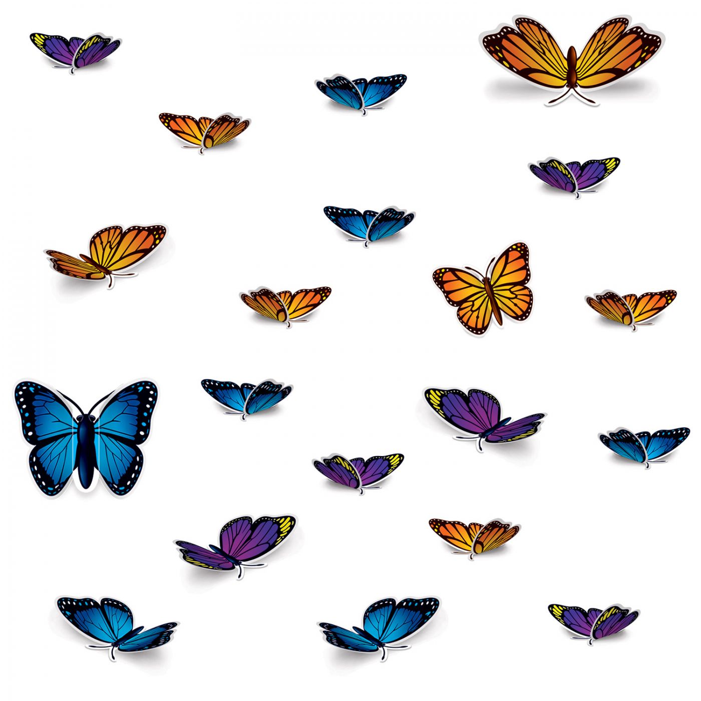 Butterfly Cutouts (12) image