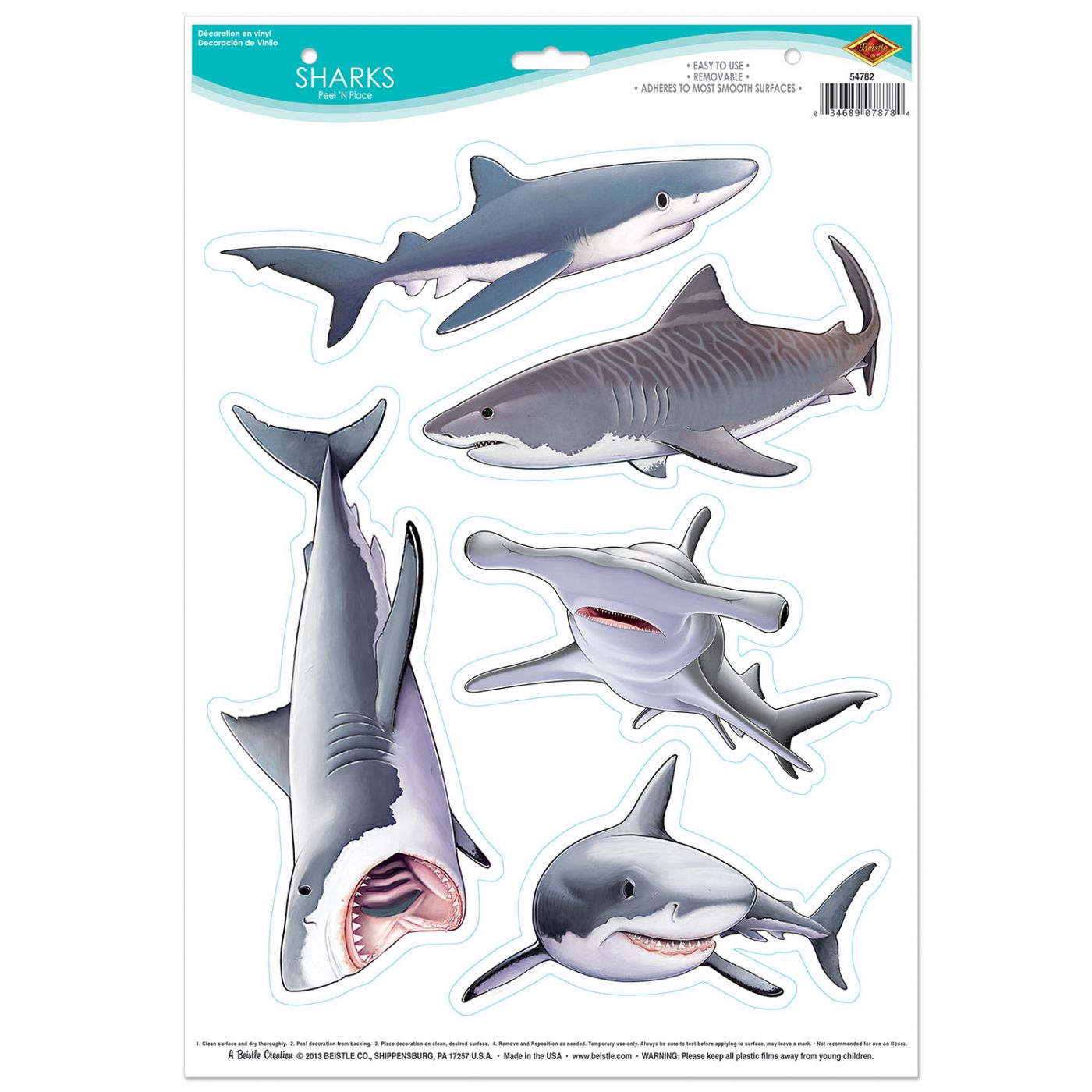 Sharks Peel 'N Place (12) image
