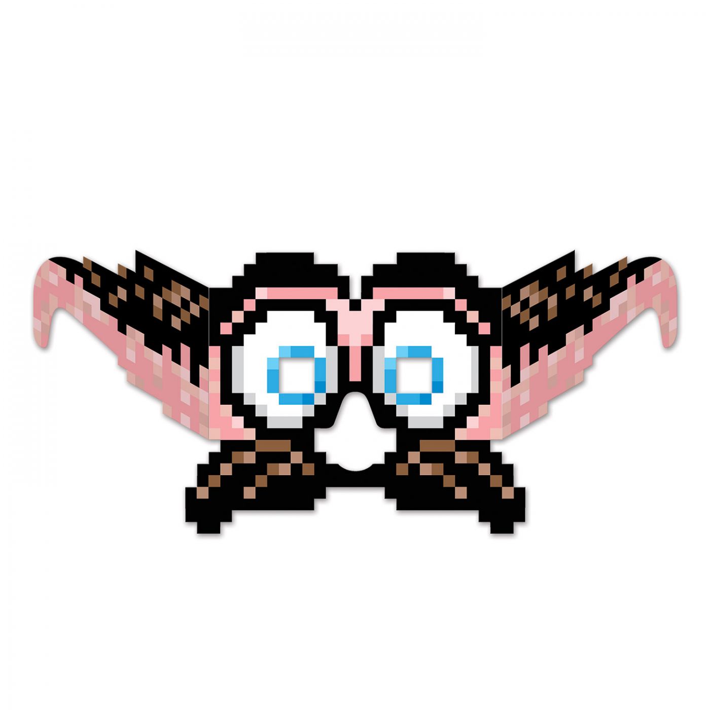 8-Bit Moustache & Eyes Eyeglasses (24) image