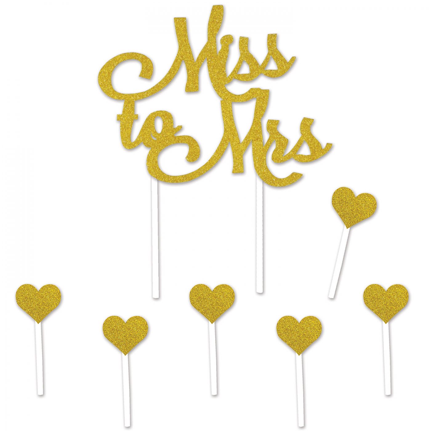 Miss To Mrs Cake Topper (12) image